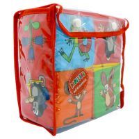 NELUN 5019 - Kostka Krtek textilní rozkládací 16x16cm v plastové tašce 2