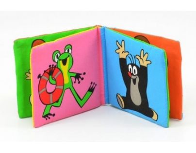 NELUN 5016 - Knížka Krtek textilní rozkládací 10x10cm