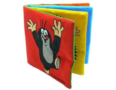 NELUN 5016 - Knížka Krtek textilní rozkládací 10x10cm