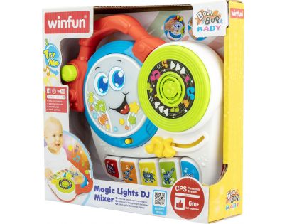 Winfun DJ mixer so svetlami