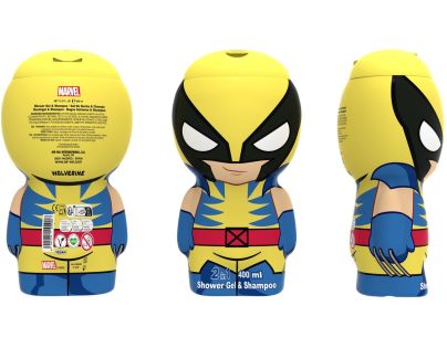 Wolverine sprchový gél a šampón 400 ml 2D
