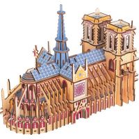 Woodcraft Drevené 3D puzzle Katedrála Notre-Dame