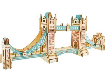 Woodcraft Drevené 3D puzzle Tower Bridge