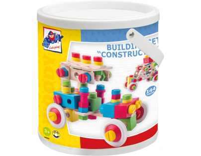 Woody Constructor v kyblíku 140 dielikov