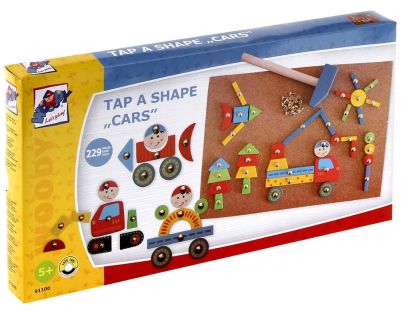 Woody Doska s pribijacími tvarmi Autá - Poškodený obal