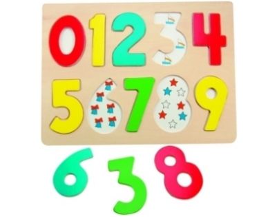 Woody Puzzle drevené Číslice 10 dielikov