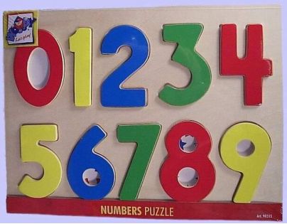 Woody Puzzle drevené Číslice 10 dielikov