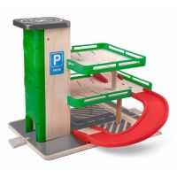 Woody Garáž s výťahom a príslušenstvom - drevo, plast - Poškodený obal