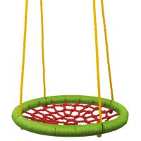 Woody Hojdací kruh priemer 83 cm zelenočervený