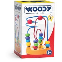 Woody Motorický labyrint mini - oranžový 3