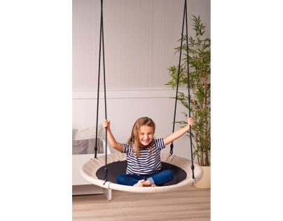 Woody Nest Swing ring Skladací hojdací kruh 100 cm Beige
