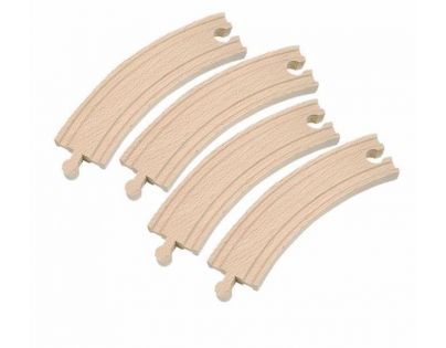 Woody koľajnice dlhé zákruty