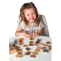 Woody Puzzle - Ľudia a povolania z celého sveta, v drev. krabičke 2