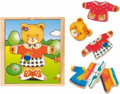 Woody Puzzle obleč medvedicu