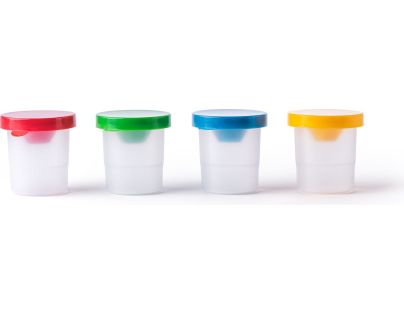 Woody Tabuľa ABC s písmenami s rolou papiera a téglikmi - Poškodený obal