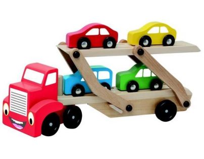 Woody Ťahač s návesom na prepravu áut