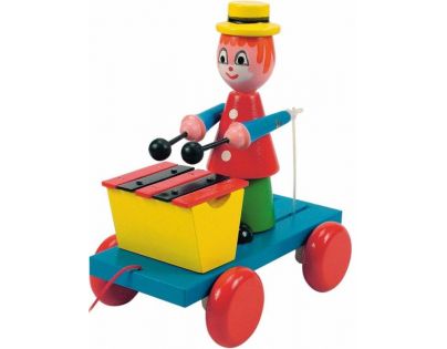 Woody Ťahací klaun s xylofónom