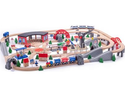 Woody Vláčikodráha Priemyselná zóna s dvoma žeriavy