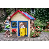 Woody Záhradný domček s farebným lemovaním 2