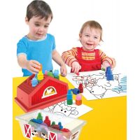 Wooky Block Crayon Domeček 18 ks pastelek 4