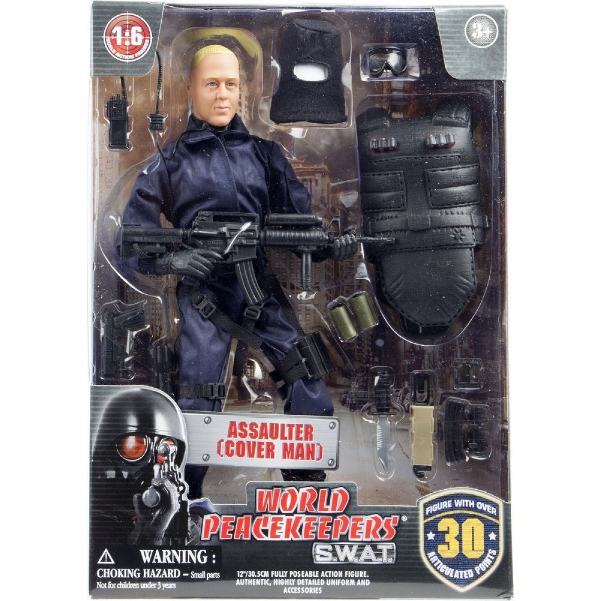 World Peacekeepers SWAT 30,5 cm Assaulter Cover Man