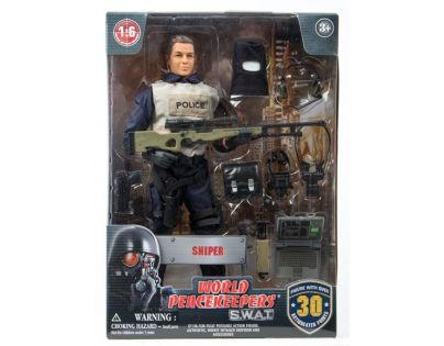World Peacekeepers S.W.A.T. figurka 30,5cm Policie