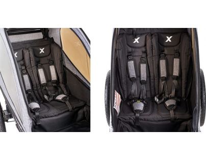 X-Lander Kočík Booster 2 sivý