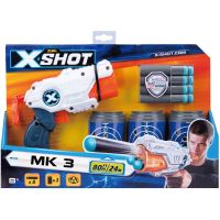 X-Shot Excel - MK 3 plechovky a 8 nábojov 2