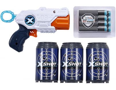 X-Shot Excel - MK 3 plechovky a 8 nábojov