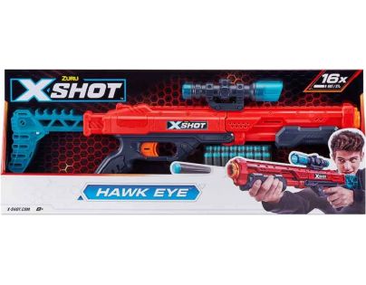 X-Shot Excel Hawk Eye s hľadáčikom a nábojmi