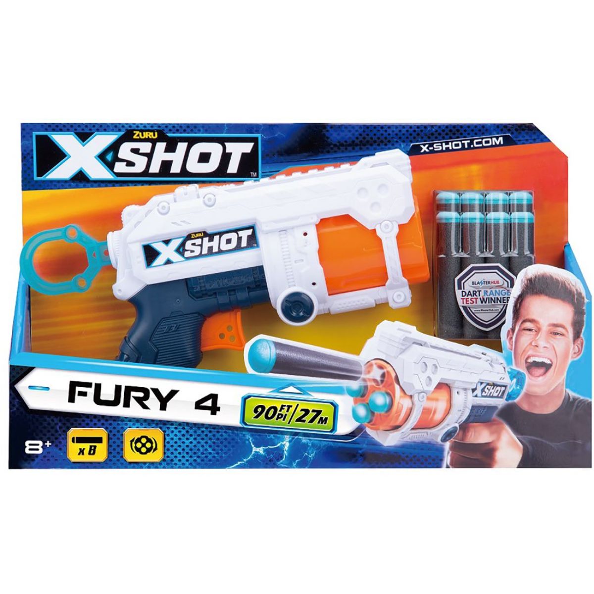 X-Shot Furry s 8 nábojmi