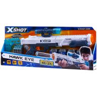 X-Shot Hawk Eye 5 plechoviek a 12 nábojov 2