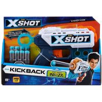 X-Shot Kickback s 8 náboji bílá 3