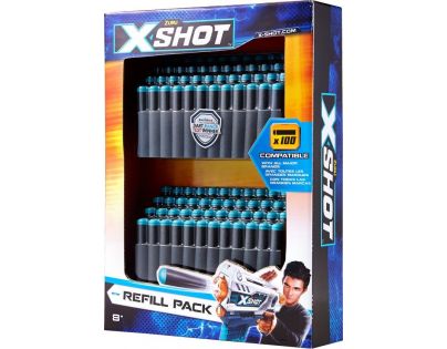X-Shot náhradné náboje tmavé 100 ks