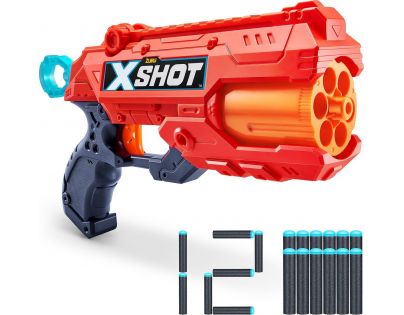 X-SHOT Reflex 6 červená 12 nábojov