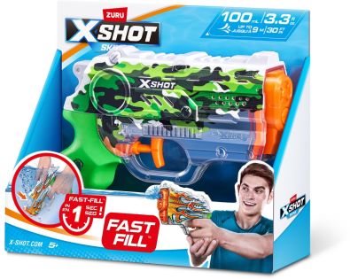 X-SHOT Vodná pištoľ Nano Fast fill Skins