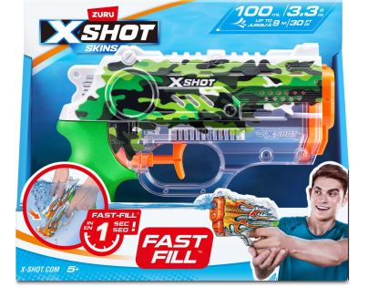 X-SHOT Vodná pištoľ Nano Fast fill Skins