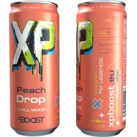 XP BOOST drink - detský bylinný nápoj Peach drop 330ml
