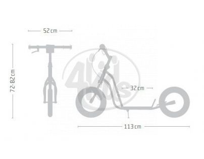 Yedoo Koloběžka Mau 12/12 Violet