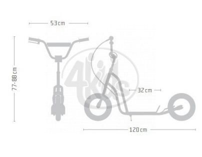 Yedoo Koloběžka Tidit 12/12 Yellow