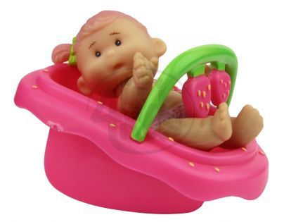 YOGURTINIS baby miminka s doplňky - Terry Strawberry