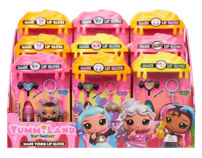 Yummiland Rošťácka bábika s leskom na pery, 6 druhov