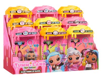 Yummiland Rošťácka bábika s leskom na pery, 6 druhov