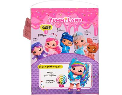 Yummiland Veľká bábika s leskom na pery - Rainbow (Skyler Rainbow Belt)