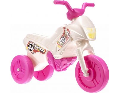 Yupee Odrážadlo Enduro bieloružové malé