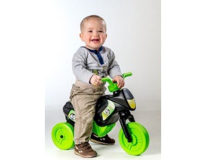 Yupee Odrážadlo Enduro malé čierno - zelené