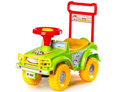 Yupee Odrážadlo auto Jeep zelené