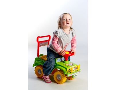 Yupee Odrážadlo auto Jeep zelené