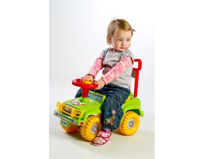 Yupee Odrážadlo auto Jeep zelené