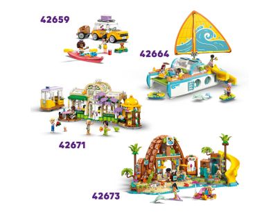LEGO® Friends 42658 Zábava pri bazéne s jednorožcom a plameniakom